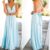 2022 Summer Sexy Ladies Dress Bandage Long Dress Party Bridesmaid Infinity Robe Long Dress Women